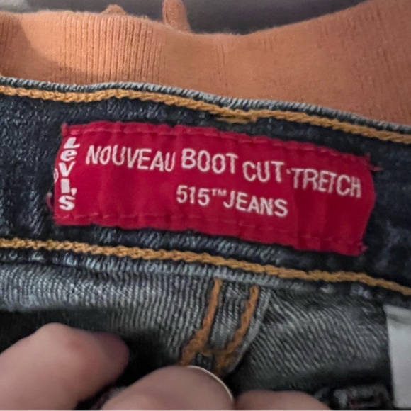 Vintage 515 Levi’s Cut-off Denim Shorts 32” W size 10 Stretch Raw Hem - Picture 6 of 7